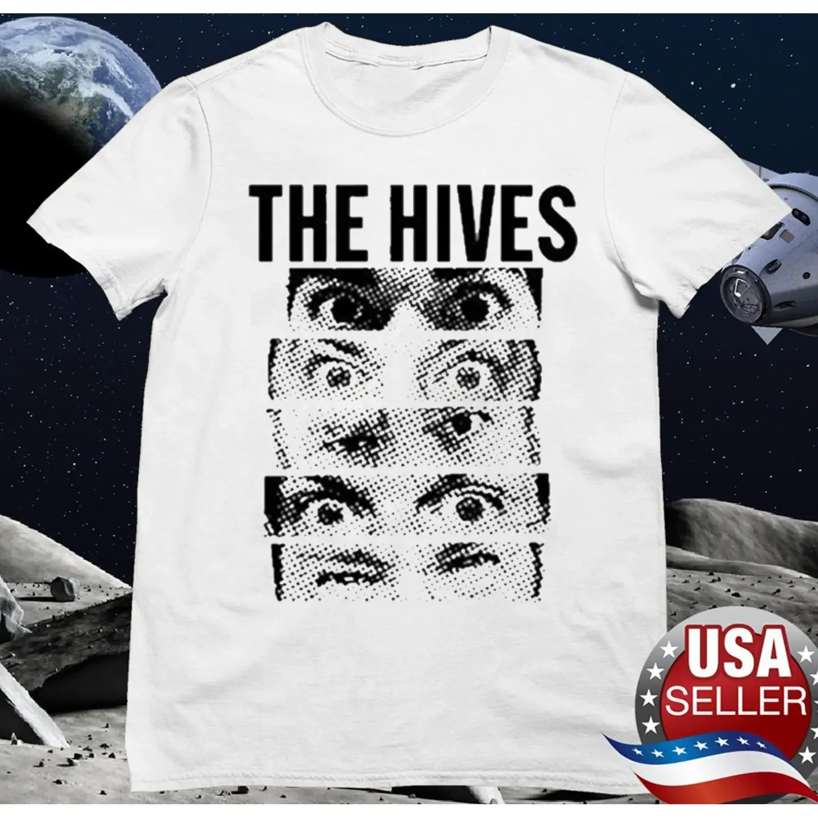 Camicia fascia The Hives cotone unisex nuova tutte le taglie 22D554 vintage Washed Unisex graphic designer clothes Breathable