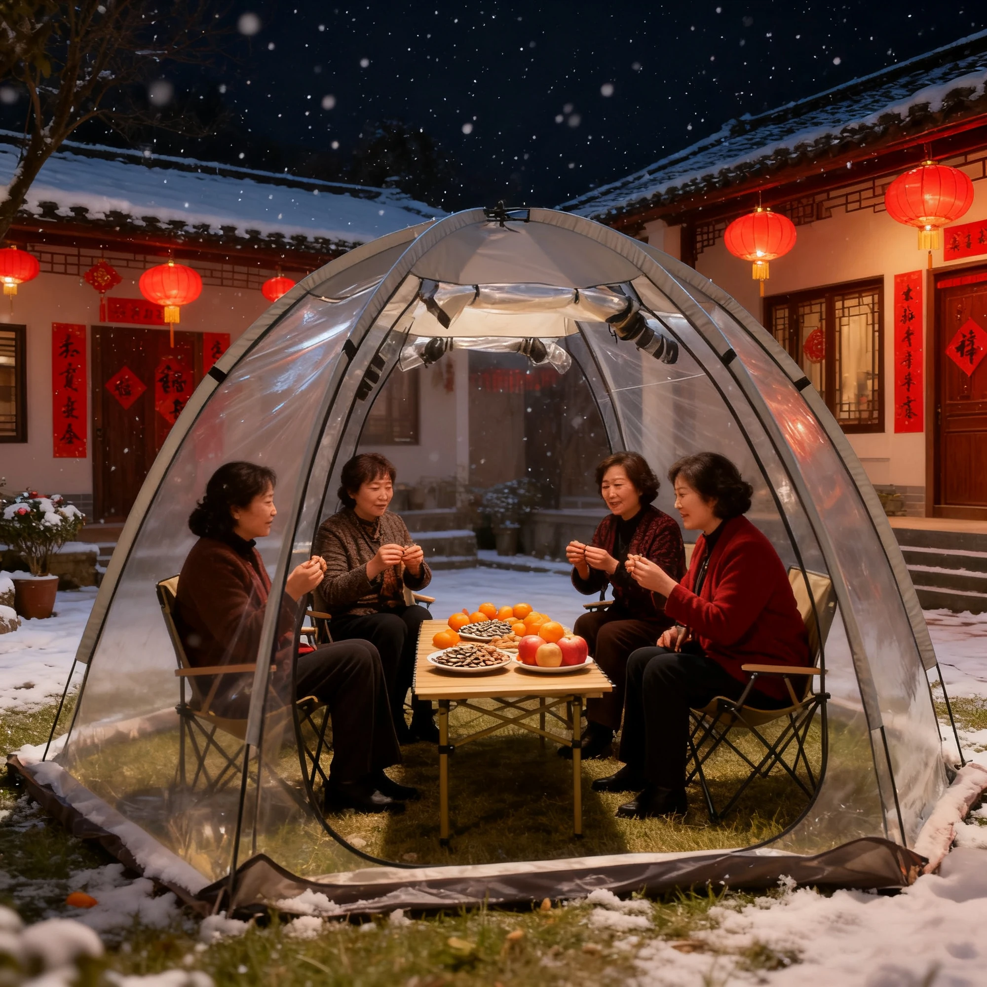 خيمة رياضية، بولي كلوريد الفينيل السميك، خيمة شفافة مقاومة للخدش، جراب مقاوم للطقس لكرة القدم، لعبة كرة القدم، مناسبة خارجية، 4 أشخاص