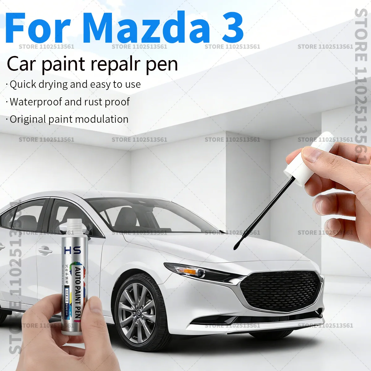 

Ручка-корректор для ремонта автомобильной краски Mazda 3: аксессуары для устранения царапин, цвета: черный, белый, темно-синий, серый, коричневый, циркониевый, песочный, красный Soul Red