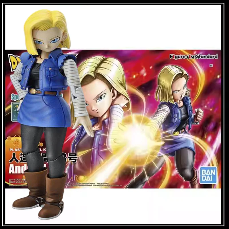 

Фигурка Bandai Dragon Ball Z FRS Figure-rise Standard Android 18, аниме-фигурка, конструктор, коллекционная игрушка, подарок для ребенка