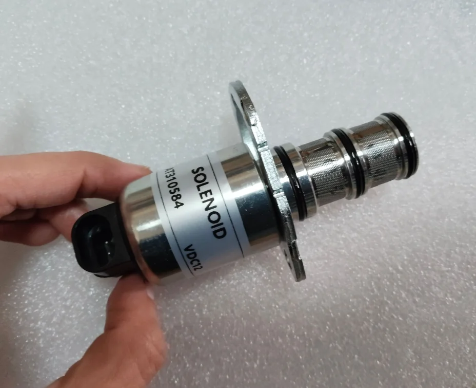 1PCS Solenoid Valve AT310584 AT310587 AT310586 Hydraulic Solenoid Control Valve for 210K 310SL 315SJ 325J 410K 410L Loader