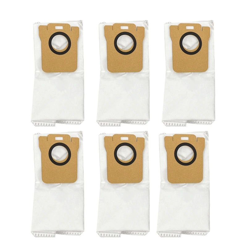 6 Pcs For Xiaomi Mijia STYTJ05ZHM Robot Vacuum Cleaner Spare Parts Dust Bag Garbage Bag Millet Sweeper Accessories