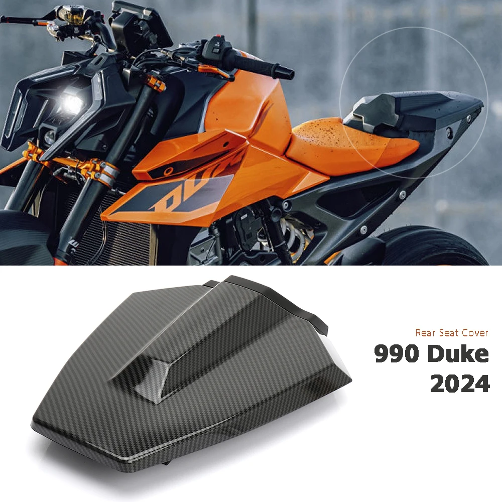 Motor serat karbon hitam bungkuk belakang atletik topi ekor tunggal kursi belakang untuk 990 Duke 990 Duke 990 DUKE 990 DUKE 2024