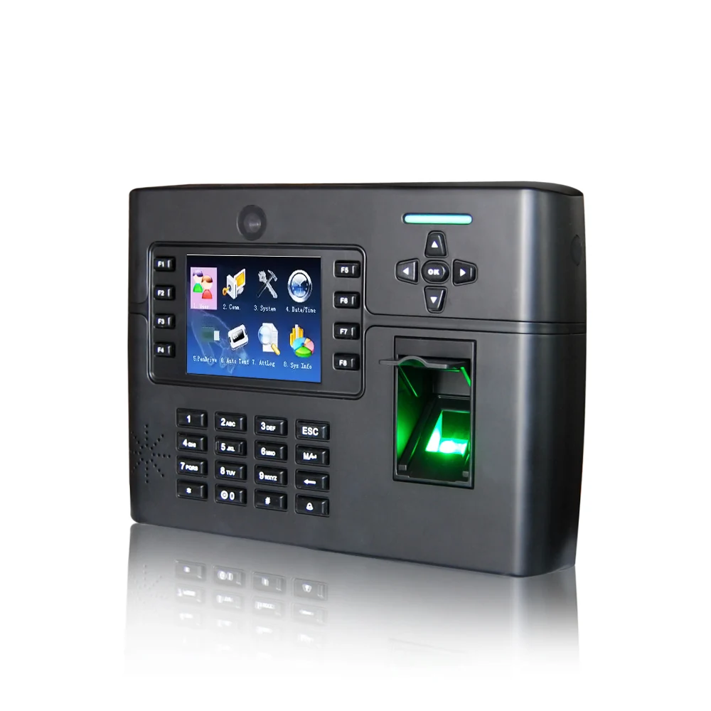 

50000 Fingerprints Large Capacity Biometric Fingerprint Time Attendance Access Control With Camera TFT900-H