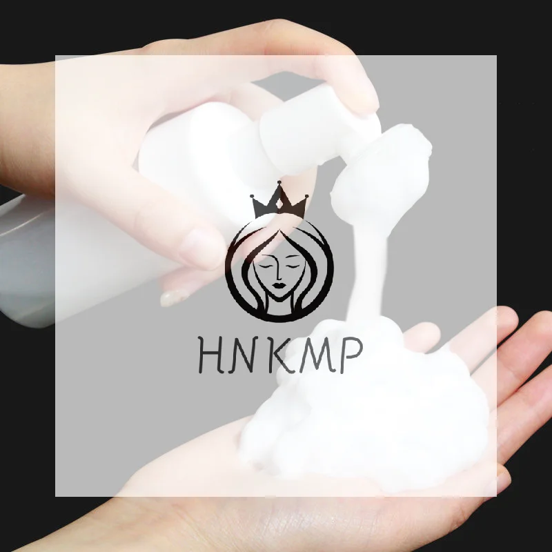 Empty Facial Cleanser Mousse Foam Gel Bottle Wash Brush Head Pressure Type Cleansing Milk Foaming Soap Pump Dispenser 40-100ml