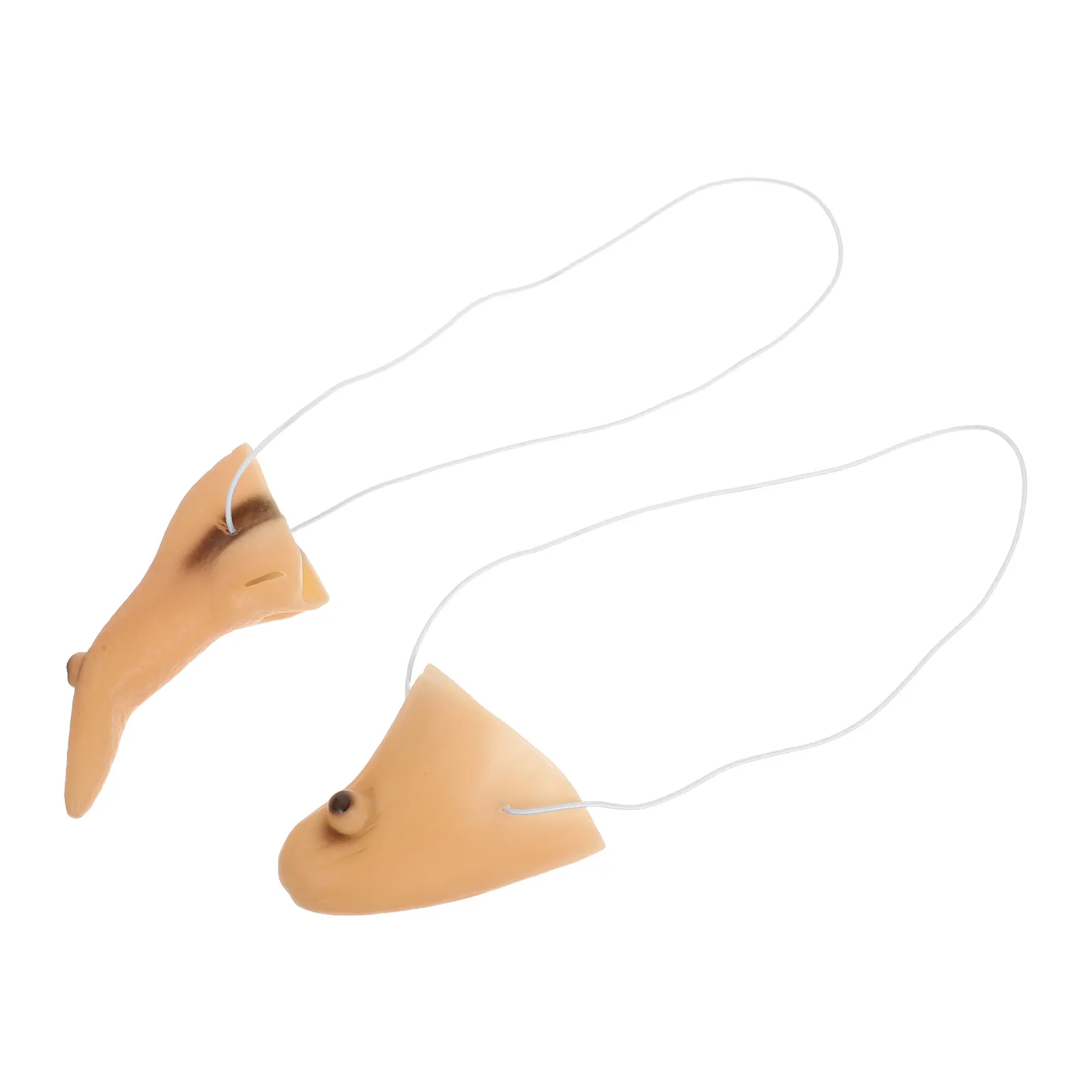 Halloween Witch Nose Chin Costume Accessory Women Masquerade Party Cosplay Wizard Prosthetic Adjustable Fit Unique