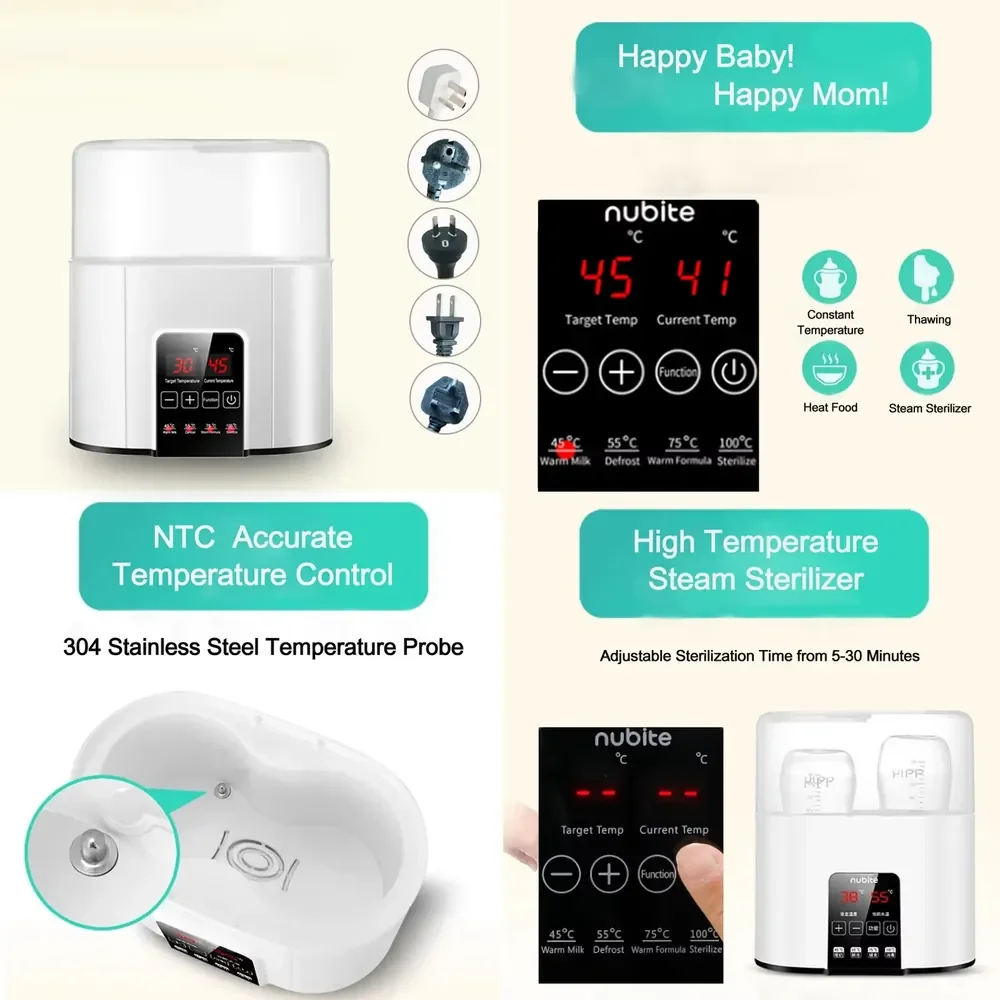 Calentador De Biberones New Born Essentials Bottle Warmer Milk Heater for Baby