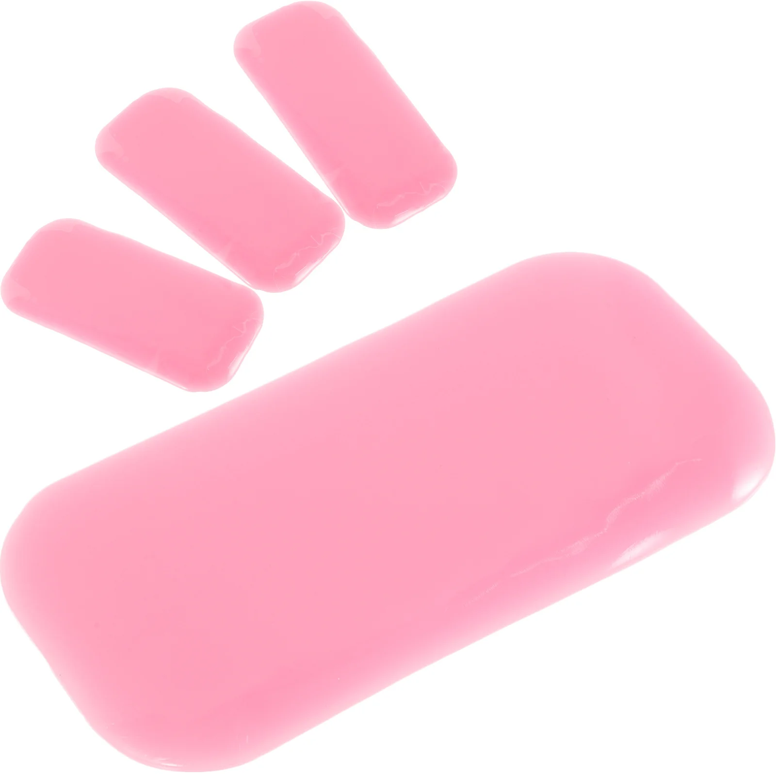 4 قطع من وسادات الرموش المصنوعة من السيليكون، خفيفة الوزن وصغيرة الحجم لتمديد الرموش في صالونات التجميل تستخدم وسادات الرموش