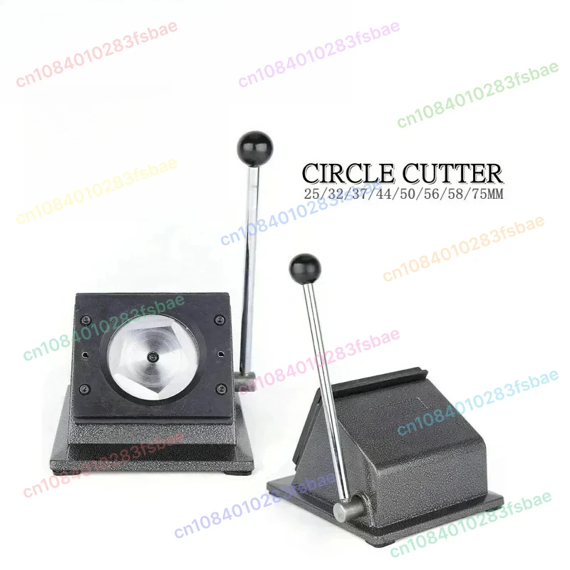 

25mm 32mm 37mm 44mm 50mm 56mm 58mm Circle Cutter Tool Round Paper Cutting Badge Button Maker DIY Craft Punch Tool