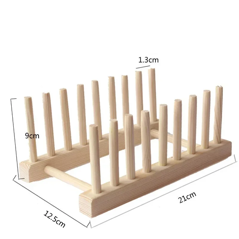 2024 Diy Locker Bamboo Drain Rack Wooden Plate Rack Dish Rack Kitchen Organizer for Plates/Cutting Boards/Plates/Cups/Pot Lid