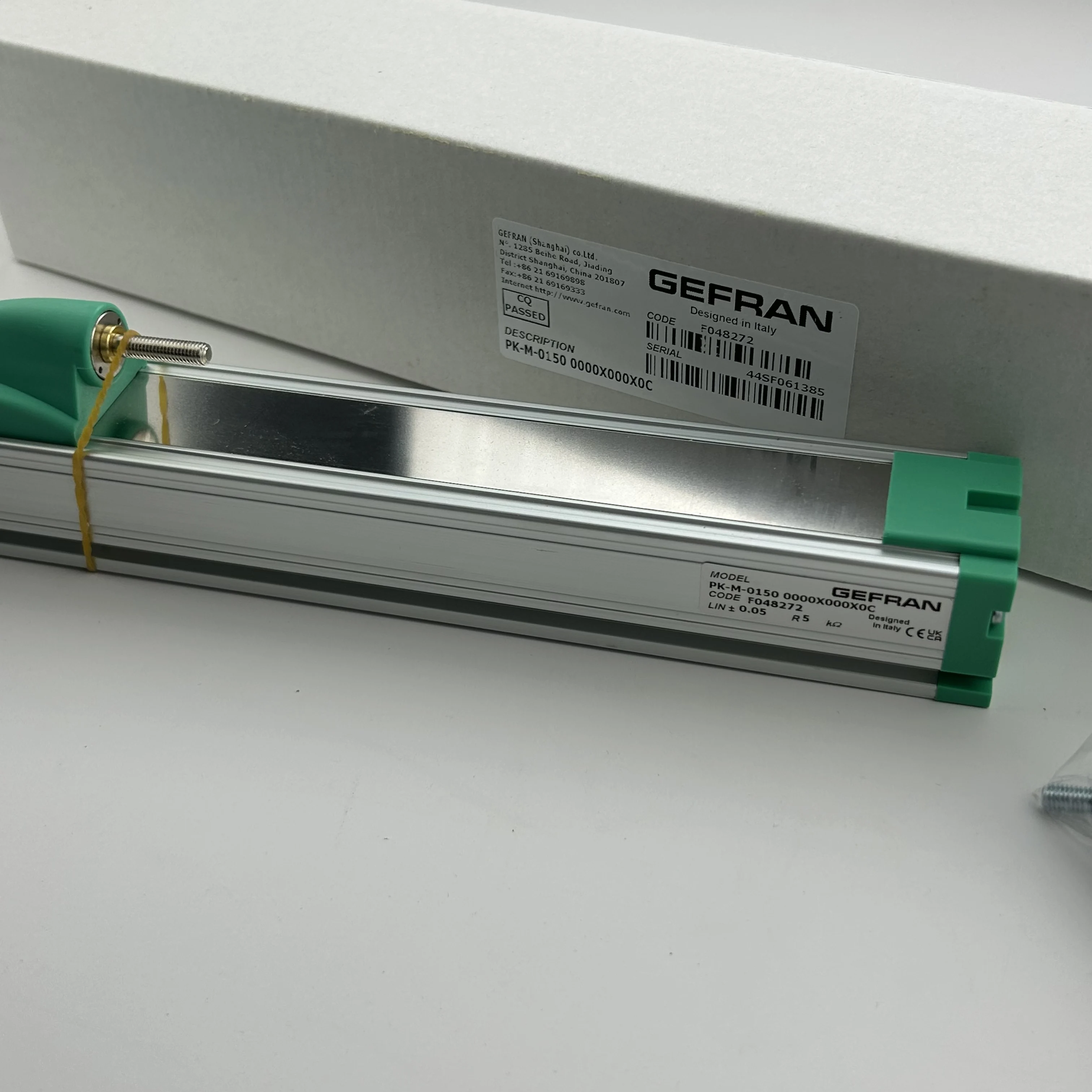 GEFRAN PK PKM SERIES 100mm to 2000mm PK-M-0750 PK-M-1250 RODLESS SLIDE TYPE DISPLACEMENT TRANSDUCER POSITION SENSOR