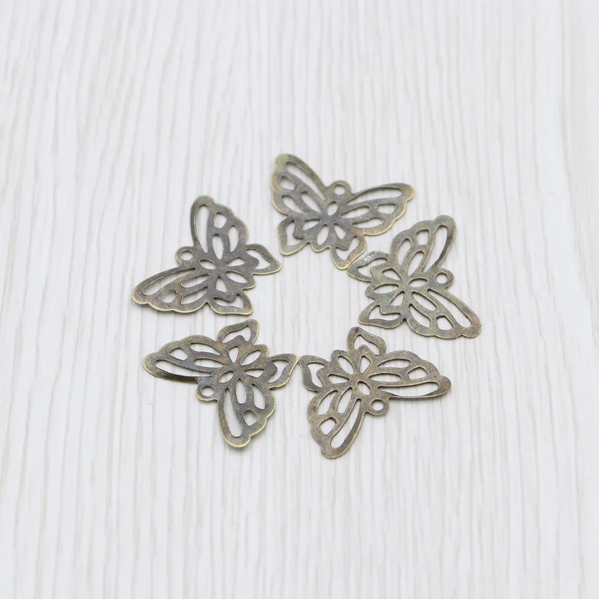 

100Pcs Metal Craft Decoration Ornament Accessories Brass Embellishment Home Wedding For Festival Craft Projects