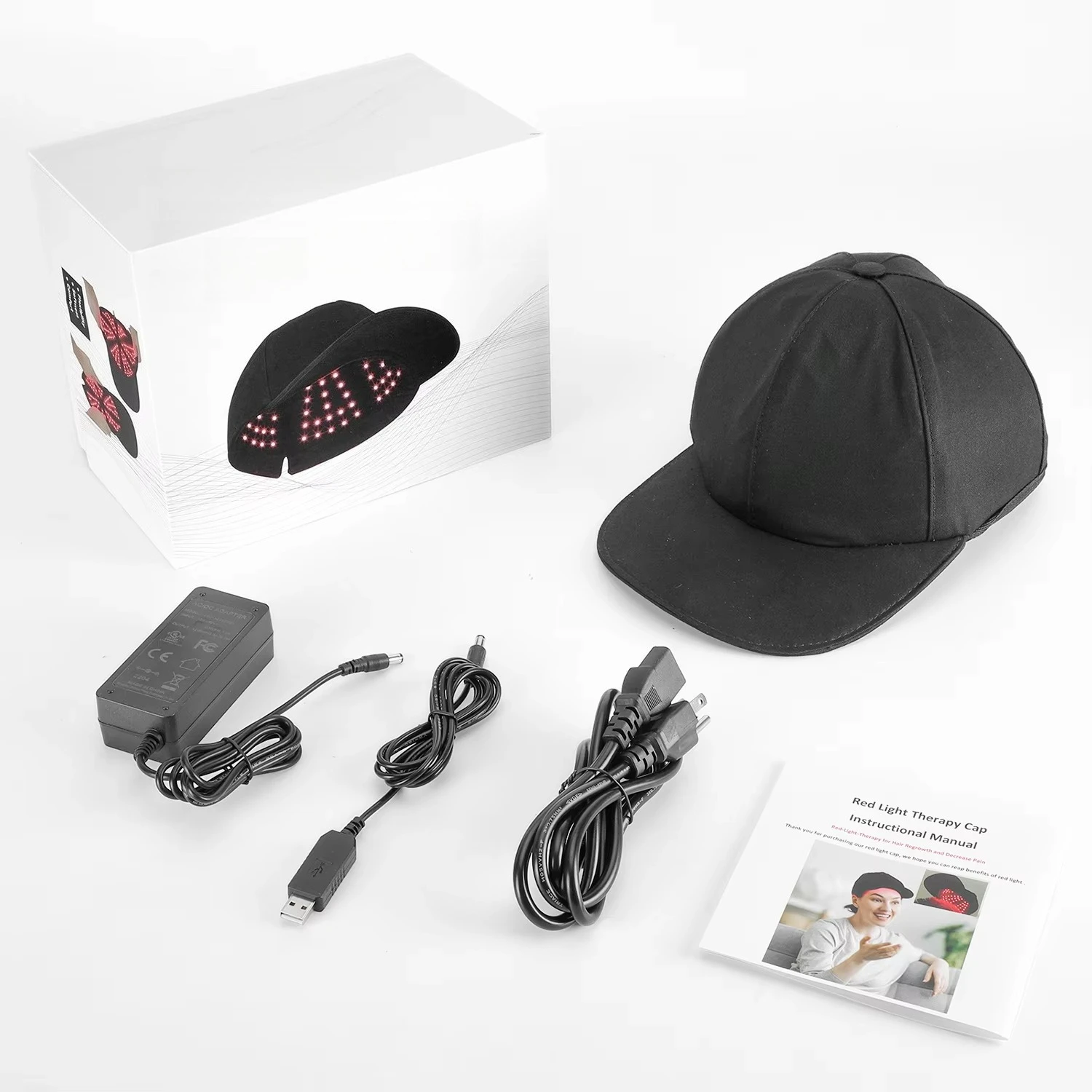 No electromotive force medical apparatus red light cap treatment cap