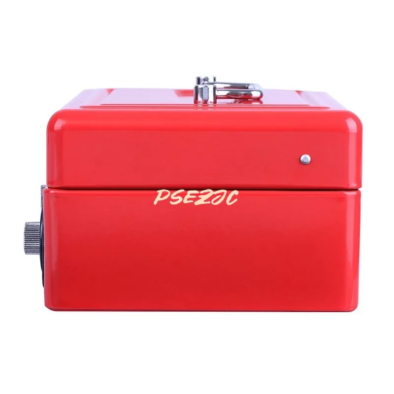 Household Portable Small Metal  Cash Box Vault Key Password Safe