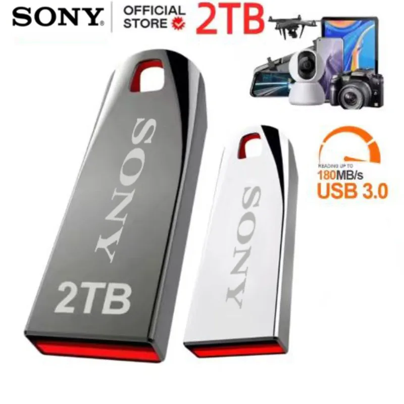 

Original SONY Flash Drives 2TB 1TB USB 3.0 Mini High Speed Metal Pendrive Stick Portable Drive Waterproof Memoria Storage U Disk