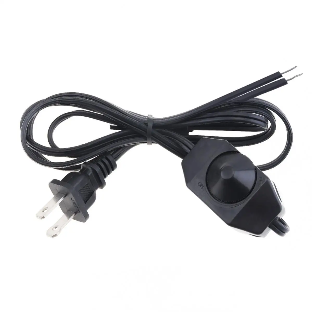 Rotary Dimmer Switch Power Cable Knob Adjustable Controller Switch with 1.4M Extension Power Cord for Dimming