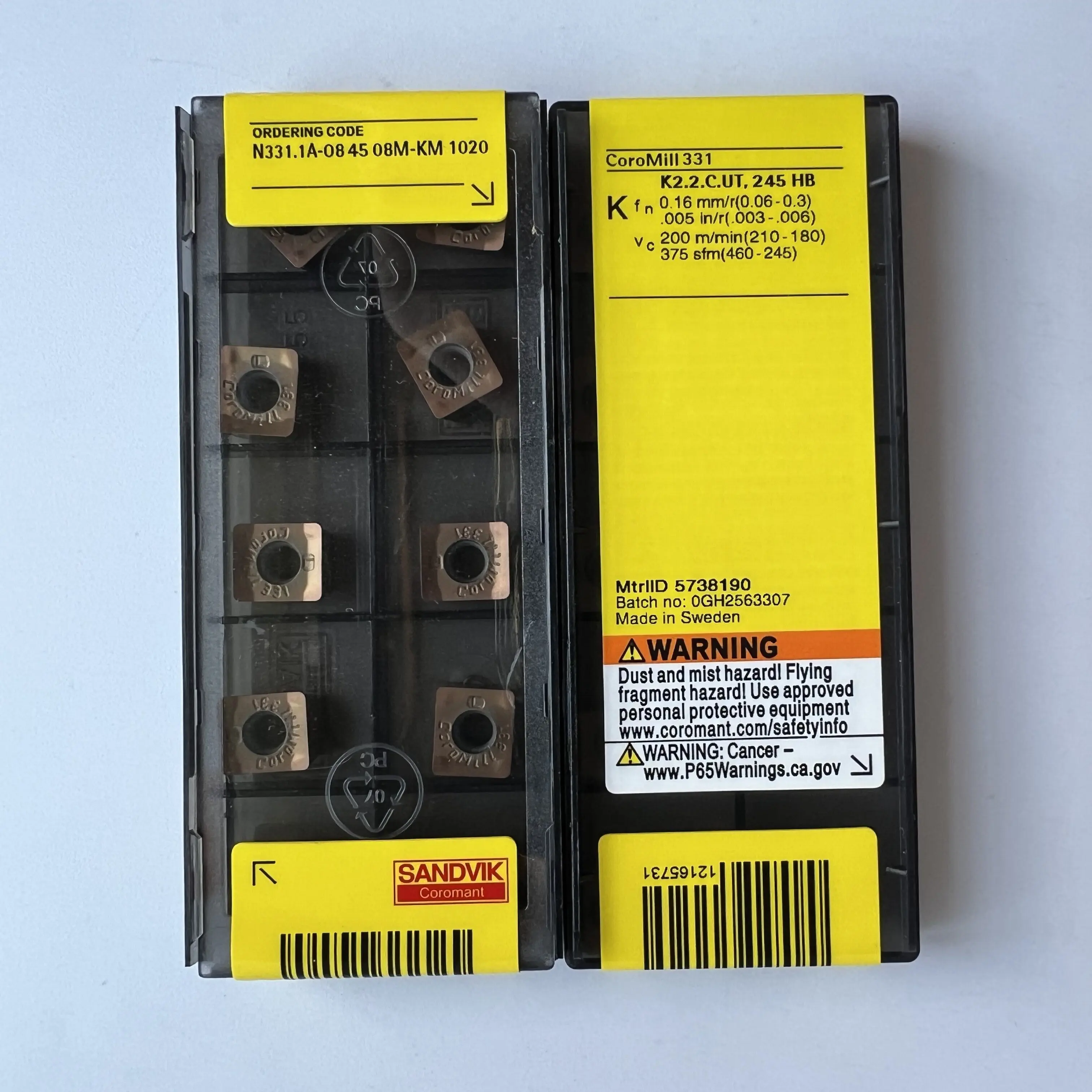 

N331.1A-084508M-KM 1020 CNC BLADE
