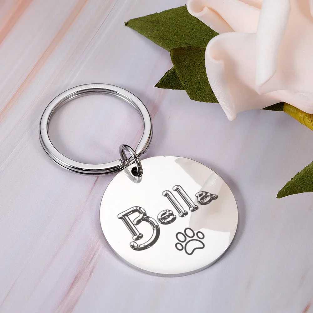 Personalized Dog ID Collar Tag Anti-lost Pet Name Tags Plates Free Engraving Dogs Cats Kitten ID Tag Nameplate Pendant for Dog