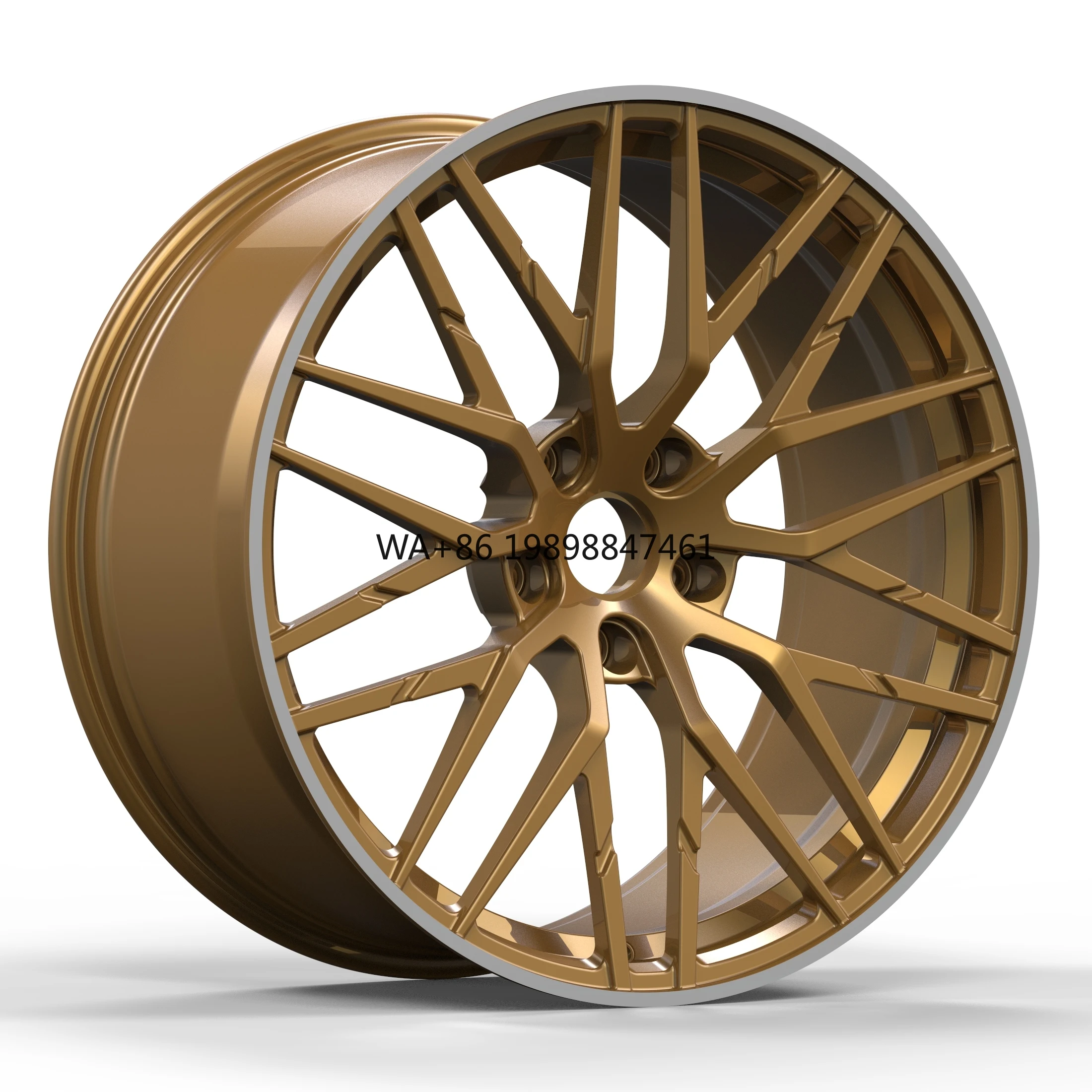 

Wangu 16-24 Inch Custom 1 Piece Jante Forged Aluminum Passenger Car Wheels for BMW,Mercedes,Land Rover,Porsche
