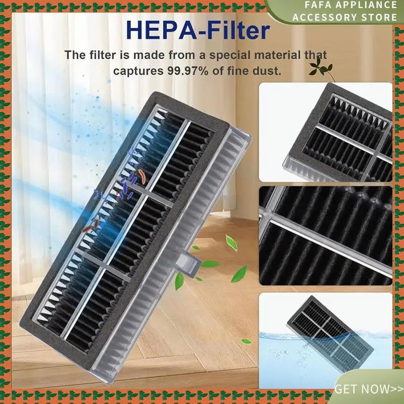 

Accessories For Dreame X40 Ultra Robot Vacuum Replacement Parts Main Side Brush Hepa Filter Mop Pad Dust Bag-A70Z