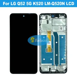 Pour LG Q Série Q52 Q520N K520 LM-Q520N LCD Écran Tactile Digitizer Assemblée Pour LG Q52 LCD