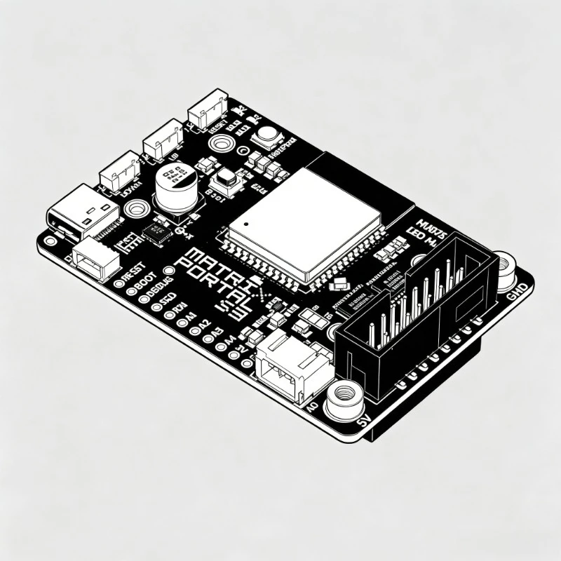 5778-マトリックスポータル-s3-circuitpython搭載-インターンesp32