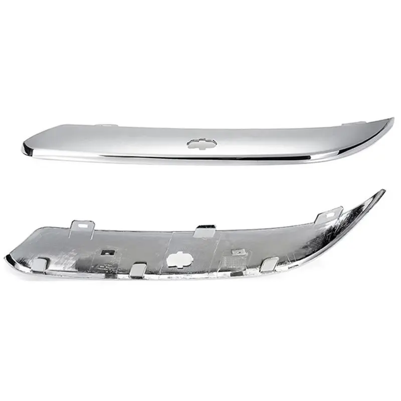 

Front Bumper Lower Chrome Trim Strip Decorative Cover W/Holes 04806124AA 04806125AA For 2005-2011