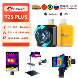 InfiRay Thermal Camera T2S Plus T2L Floor Heating HVAC Electric PCB Circuit Analyzer Detection Infrared Thermal Imager For Phone