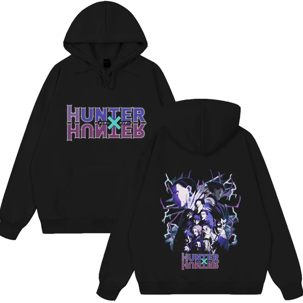 أنيمي هنتر X هنتر هودي العنكبوت فانتوم فرقة عضو مانغا ملابس طويلة الأكمام Aummwe زوجين الشارع الشهير هوديس فضفاض غير رسمي