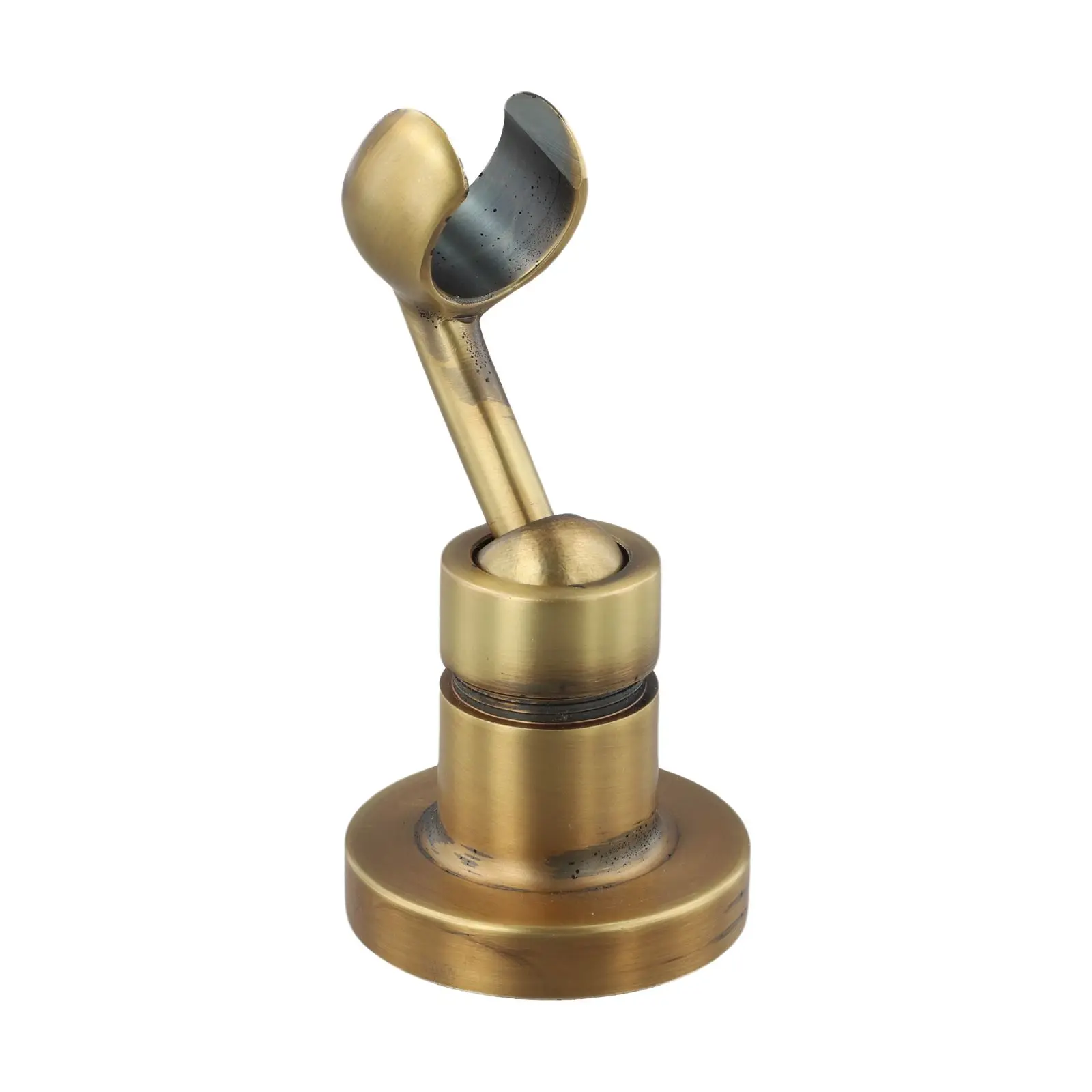 

360 Degree Rotatable Shower Head Bracket with Screw Mount Adjustable Hand Shower Holder Suitable for Various For Bathroom Setups