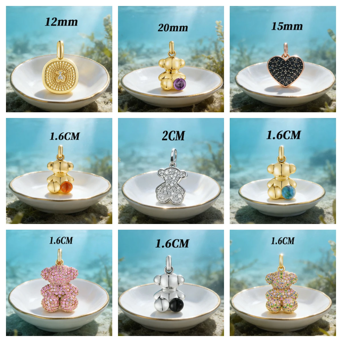 

2026 New High-Quality Bear-Shaped Pendant, Suitable as a Holiday Gift, Ideal for Spanish Lovers (Link 3)
