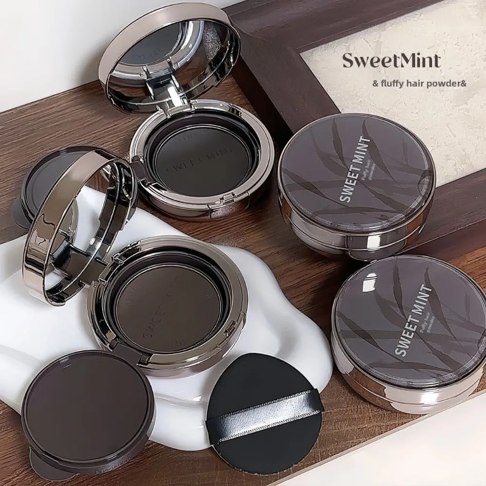 Black Instantly Hair Fluffy Powder Coverage Root Cover Up Fluffy Hairline Powder Puff Waterproof Shadow Hair Concealer Unisex