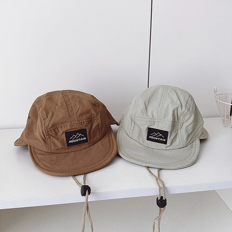 

Baby Summer Sun Hat Children UV Protection Shawl Hats 1-3Year Boy Girl Quick Drying Fisherman Cap Kids Large Brim Sunshade Visor