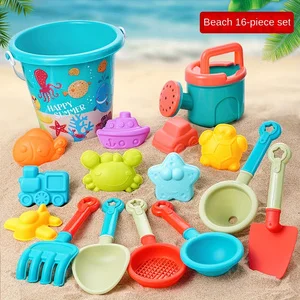 

Kids Beach Sand Toys Set Summer Water Play Outdoor Sandbox Tools Winter Snow Play Toys Gift for Boys Girls Random Color