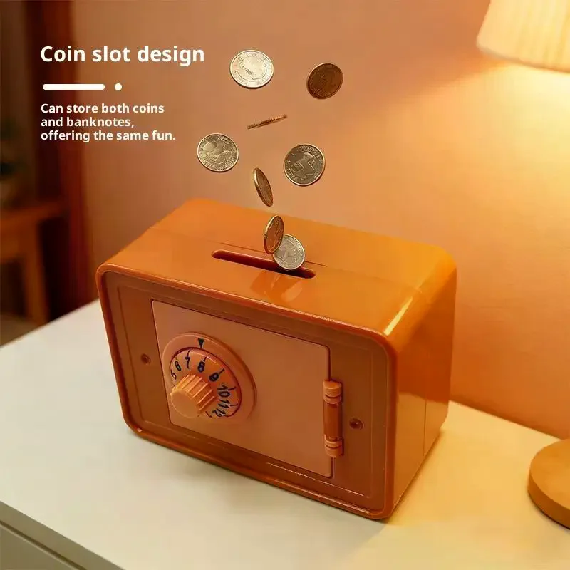 ATM Rotating Password Bank Money Box Cash Coin Saving Boxes Simulation Bank Safe Deposit Toy Children's Gift Money Box