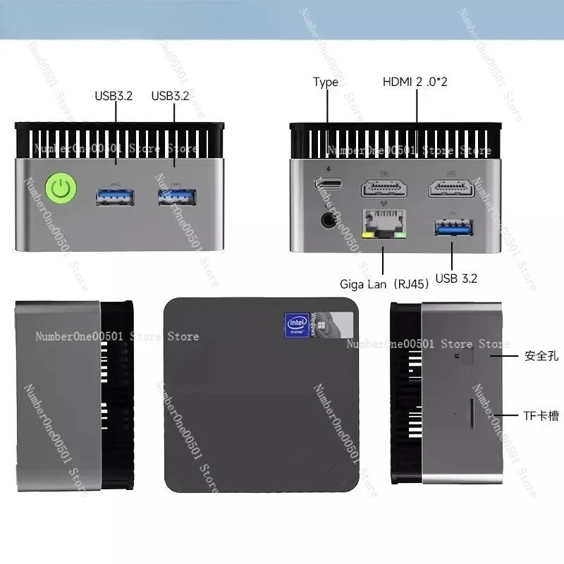 G5 미니 PC N97 윈도우 11 프로 12GB DDR5 512GB SSD 휴대용 썸네일 4