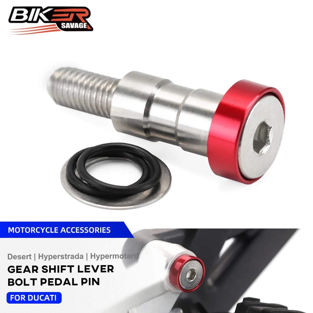 698 Mono Gear Shift Lever Bolt For Ducati Hypermotard Hyperstrada 796 821 939 950 950 Desert 950 GT1000 Brake Pedal Screw Pin