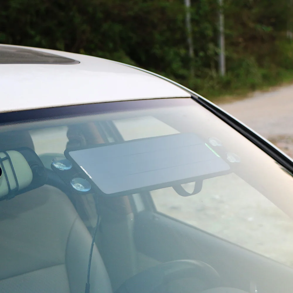 Cargador Solar portátil de 20W y 12V, batería de coche, motocicleta, patada, Scooter, paneles solares monocristalinos, cargador para coche, RV, furgoneta, barcos