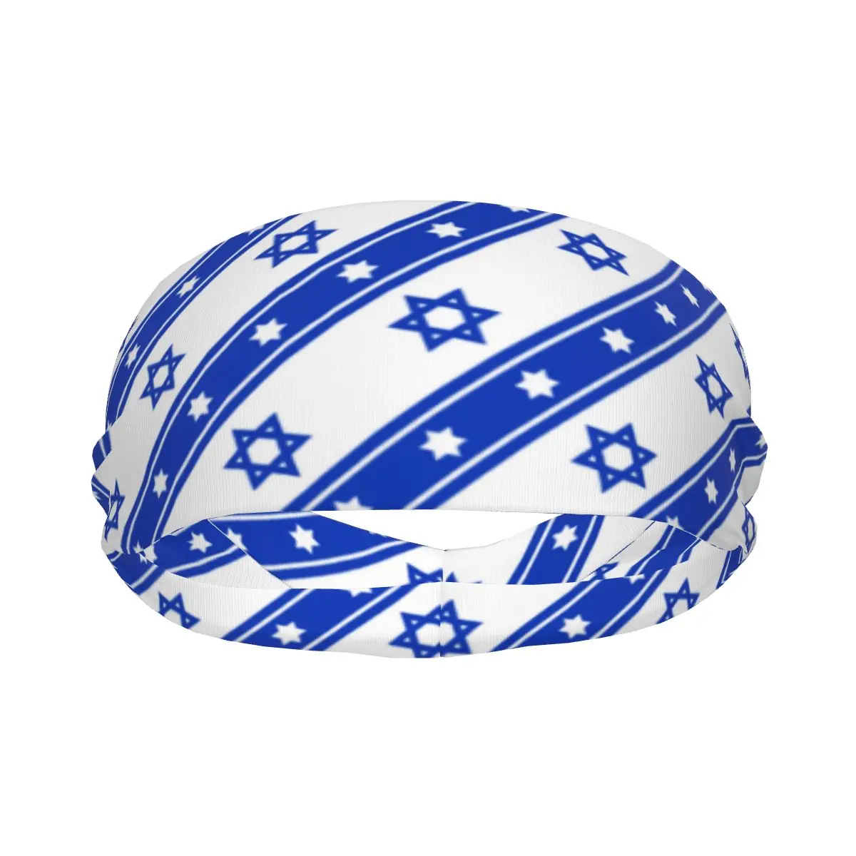 Israel Flag Elastic Hair Band Yoga Headband Makeup Hair Hoop Headwrap