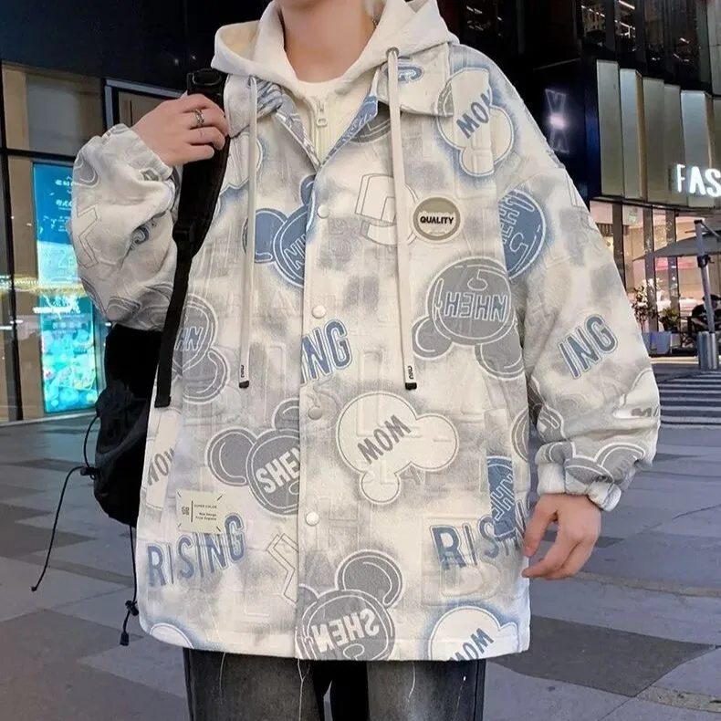 

American Sle Baseball Jaet for Boys Spring Autumn New Faionable Teenage Outerwear High Quali Polyester Straight Hem