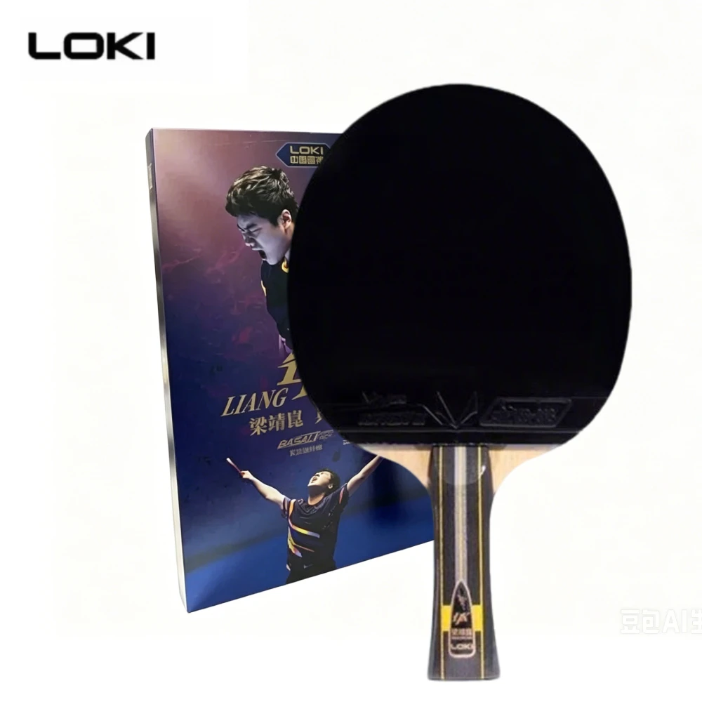 professional-loki-liang-jingkun-ping-pong-paddle-basalt-carbon-table-tennis-racket-with-fh-rxton-9-bh-telson-rubbers-ljk-paddle