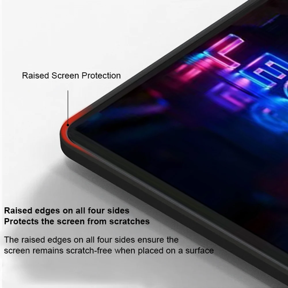 

Large Hollow Back TPU Case for Legion Y700 Gen 5 2026 – Shockproof Full Body Cover with Raised Edge, Matte Finish