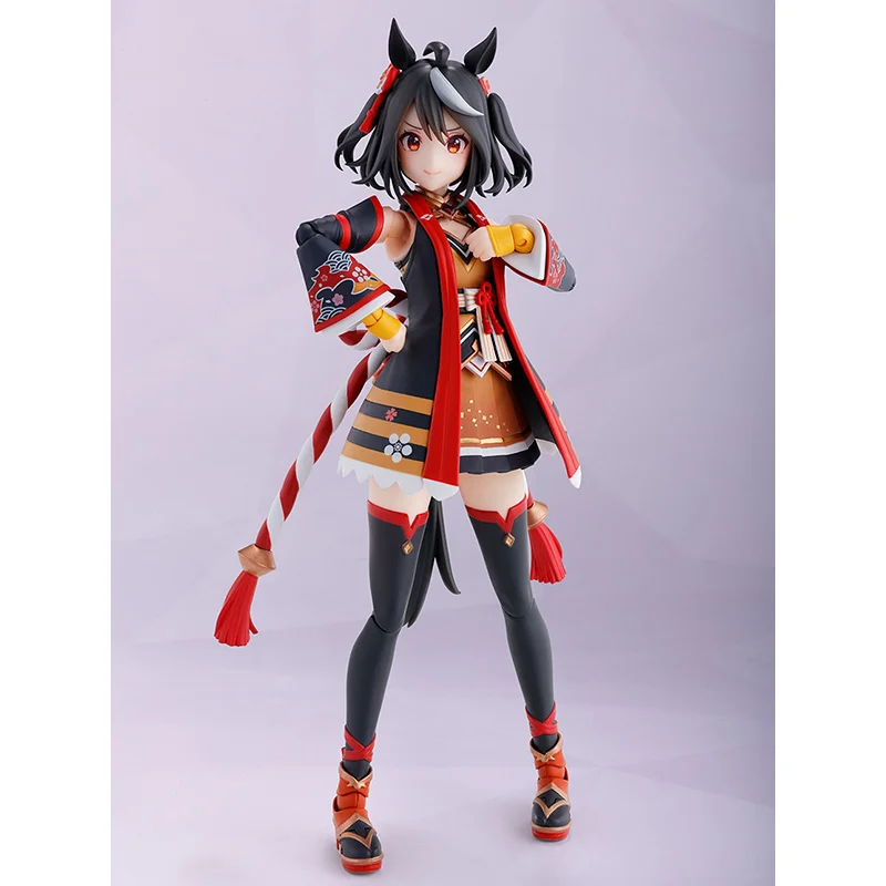 Original Bandai S.H.Figuarts Uma Musume Pretty Derby Kitasan Black Anime Figure Action Model Collecitble Toys Gift