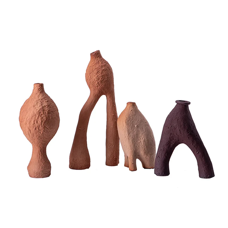 

Modern minimalist decorative bedroom ornaments, creative home furnishings, cute orange figurine ornaments