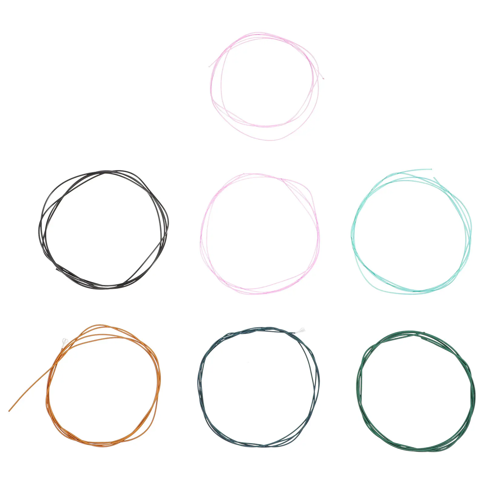 

6 Pcs Accessories Colorful Strings Child Classic Guitar Metal Steel Acoustic Parts