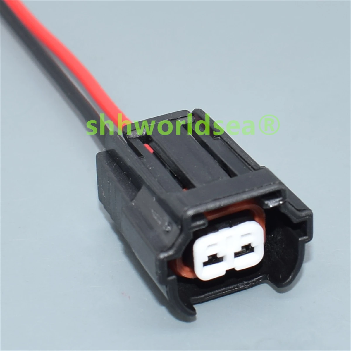 Shhworld-2-pin conector do injetor de combustível, plugue chicote de fios 06a973722 para golfe jetta polo a4 a6 q3 q5 6195-0043 06a 973 722