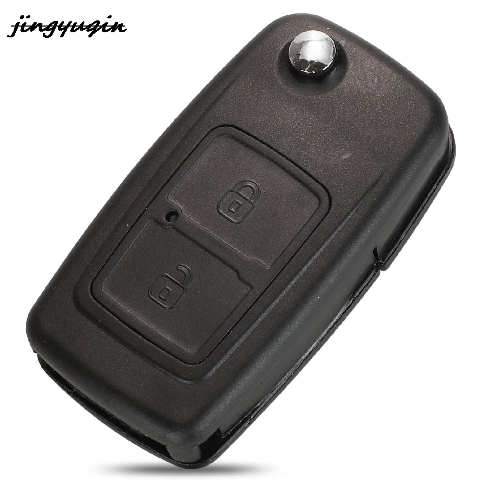 

Jingyuqin 2 Button Replacement Remote Car Key Shell Case Fob For Chery A5 Fulwin Tiggo E5 A1 Cowin T11 2009