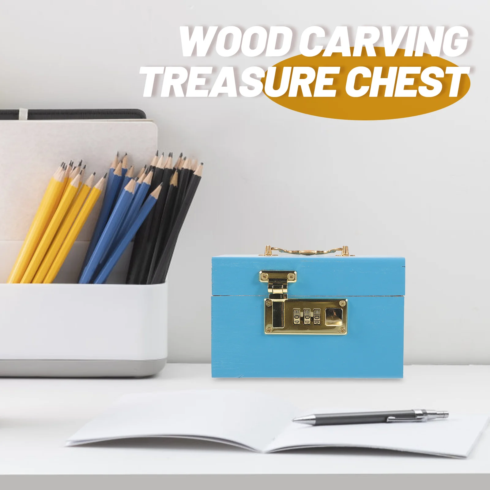 

Childrens Banks 's Money Jar Savings with Lock -blue Locking Safe