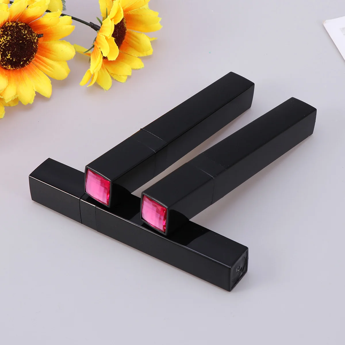 3 Stuks 12G Vierkante Lege Mascara Buis Wimper Lijm Eyeliner Fles Lichtgewicht Compact Lekvrij Reizen Lege Mascara Fles