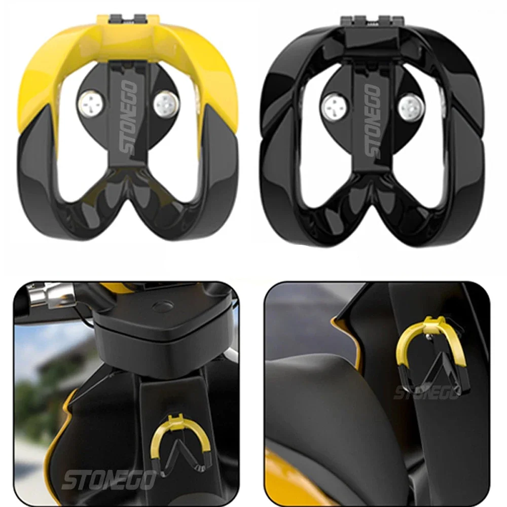 STONEGO Double Hook Motorcycle Moped Electric Scooter Universally Hang Bag Claw Hanger Aluminum Alloy Metal Hook Accessories